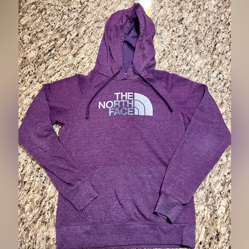 Women’s Purple North Face hoodie - M